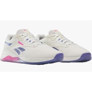 Reebok Women's Nano X4 Training Shoes, Chalk//Pink, Women's Size 8.5